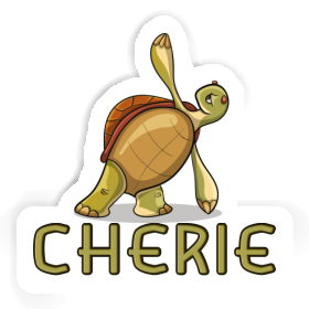 Yoga Turtle Sticker Cherie Image