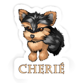 Autocollant Yorkie Cherié Image