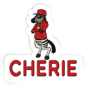 Sticker Zebra Cherié Image