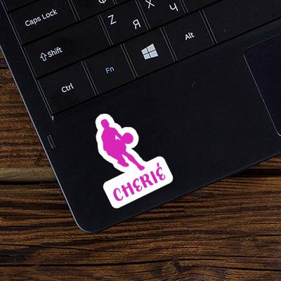 Cherié Sticker Basketball Player Laptop Image