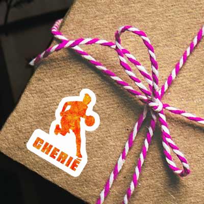 Joueuse de basket-ball Autocollant Cherié Gift package Image