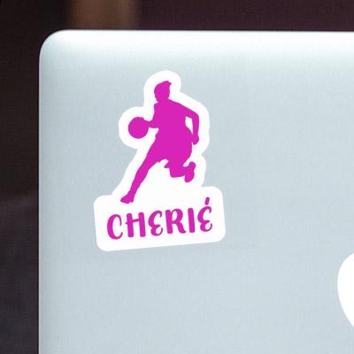 Cherié Sticker Basketball Player Laptop Image