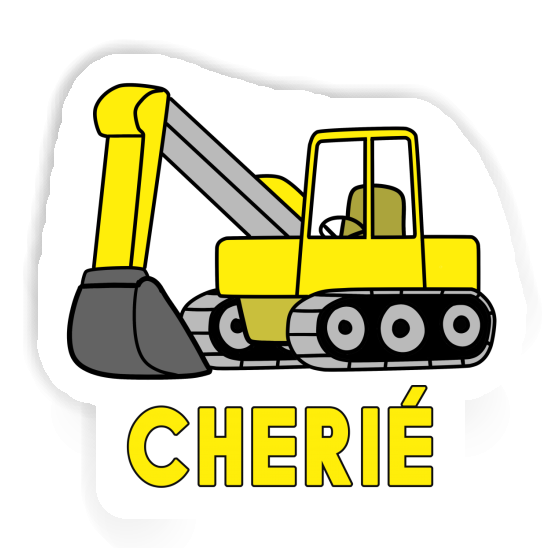 Cherié Sticker Excavator Laptop Image