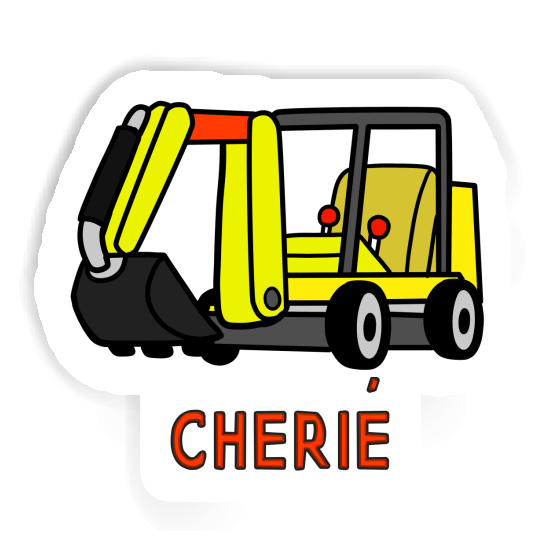 Cherié Sticker Mini-Excavator Notebook Image