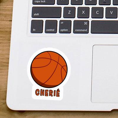 Aufkleber Basketball Cherié Laptop Image