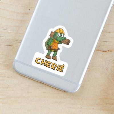 Cherié Sticker Bauarbeiter Laptop Image