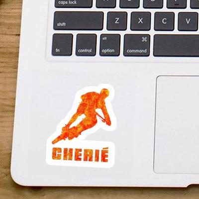 Biker Sticker Cherié Laptop Image