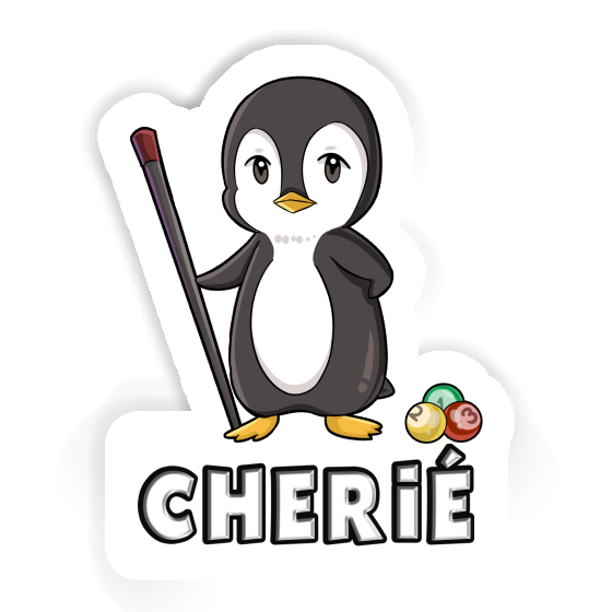 Sticker Billiards Player Cherie Image