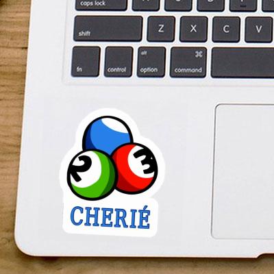 Billiard Ball Sticker Cherié Notebook Image