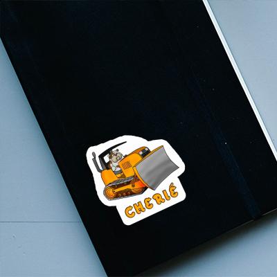 Sticker Cherié Bulldozer Notebook Image