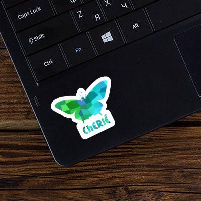 Butterfly Sticker Cherié Laptop Image