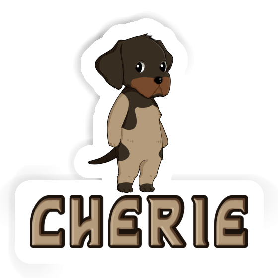 Sticker Cherié German Wirehaired Gift package Image