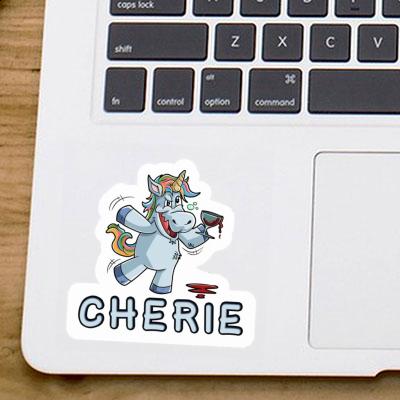 Cherie Sticker Unicorn Laptop Image