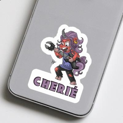 Rocking Unicorn Sticker Cherie Laptop Image