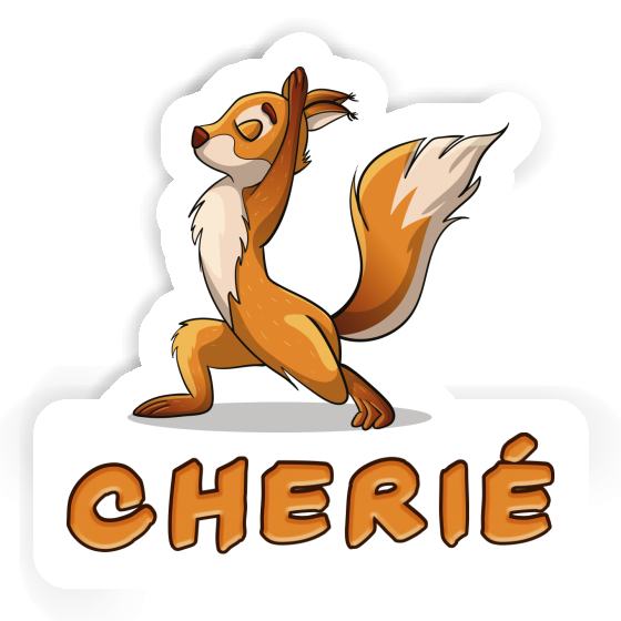 Sticker Yoga Squirrel Cherie Gift package Image