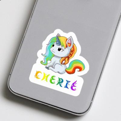 Cherie Autocollant Licorne Laptop Image