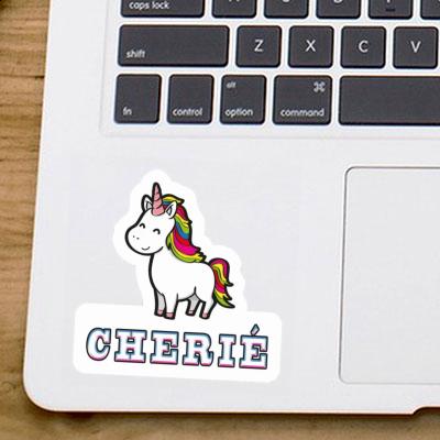 Sticker Cherie Unicorn Laptop Image