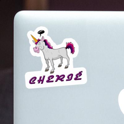 Einhorn Sticker Cherié Laptop Image