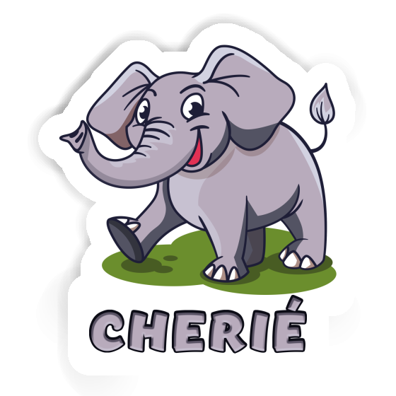 Sticker Elephant Cherié Laptop Image