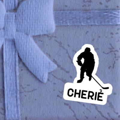 Sticker Hockey Player Cherie Notebook Image