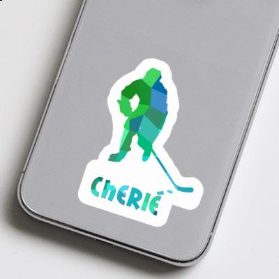 Sticker Cherie Hockey Player Image