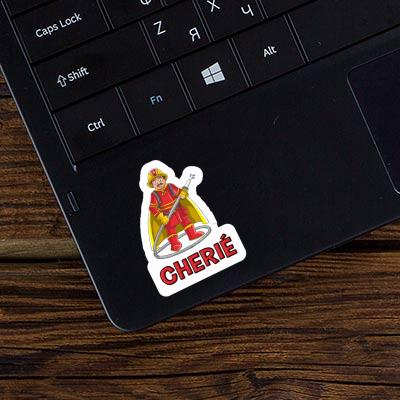 Sticker Firefighter Cherie Laptop Image