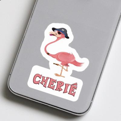 Sticker Flamingo Cherié Laptop Image