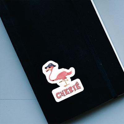 Sticker Flamingo Cherié Laptop Image