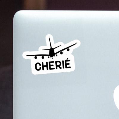 Sticker Airplane Cherie Image