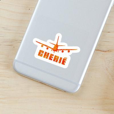 Sticker Airplane Cherie Laptop Image