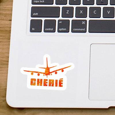 Sticker Airplane Cherie Laptop Image