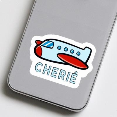 Sticker Cherie Airplane Notebook Image