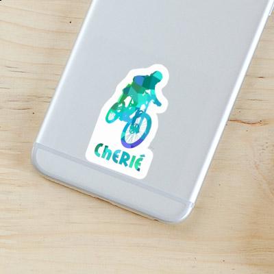 Sticker Cherie Freeride Biker Laptop Image