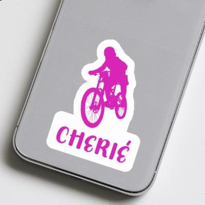 Sticker Freeride Biker Cherie Notebook Image