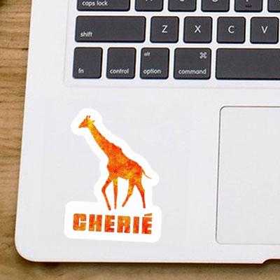 Aufkleber Giraffe Cherié Laptop Image