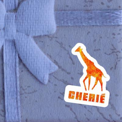 Sticker Cherie Giraffe Notebook Image