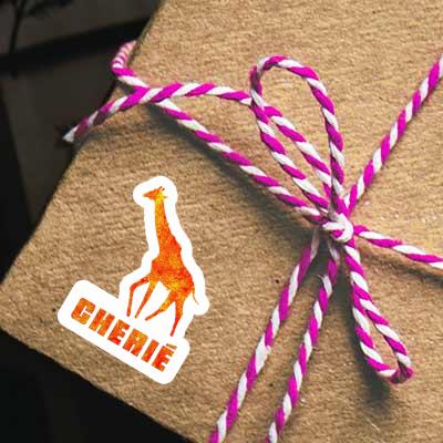 Aufkleber Giraffe Cherié Notebook Image