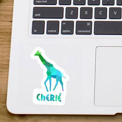 Sticker Cherie Giraffe Laptop Image