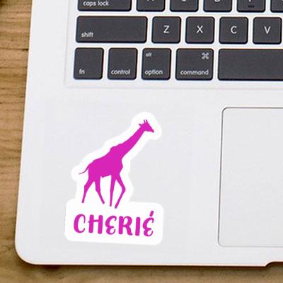 Cherie Sticker Giraffe Laptop Image