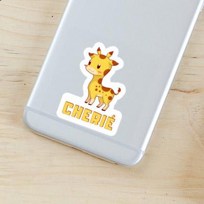 Sticker Cherie Giraffe Laptop Image