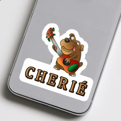 Sticker Cherie Guitarist Notebook Image