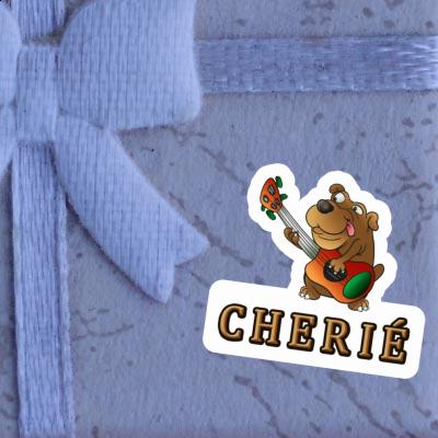 Sticker Cherie Guitarist Image