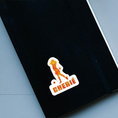 Cherie Sticker Golfer Notebook Image