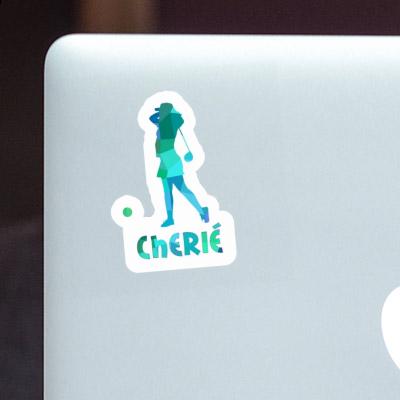 Golferin Sticker Cherié Notebook Image