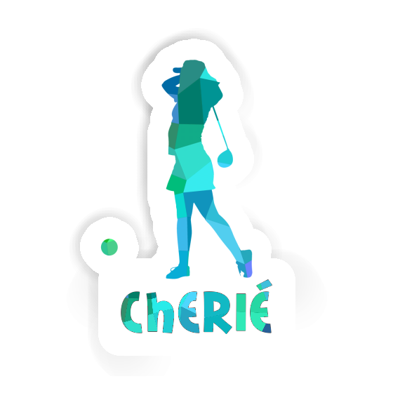 Sticker Golfer Cherie Image