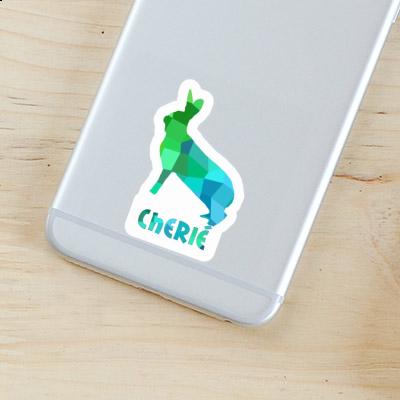 Sticker Cherie Rabbit Laptop Image