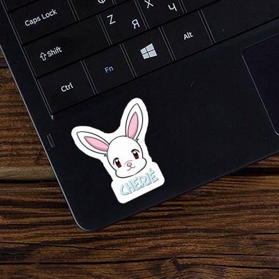 Rabbithead Sticker Cherié Notebook Image