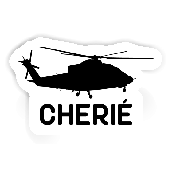 Sticker Cherie Helicopter Notebook Image