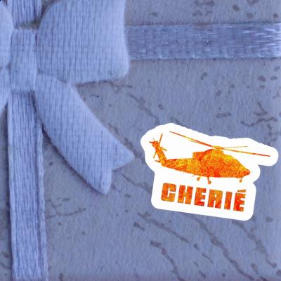 Sticker Helicopter Cherie Laptop Image