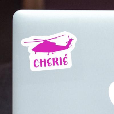 Sticker Cherie Helicopter Notebook Image